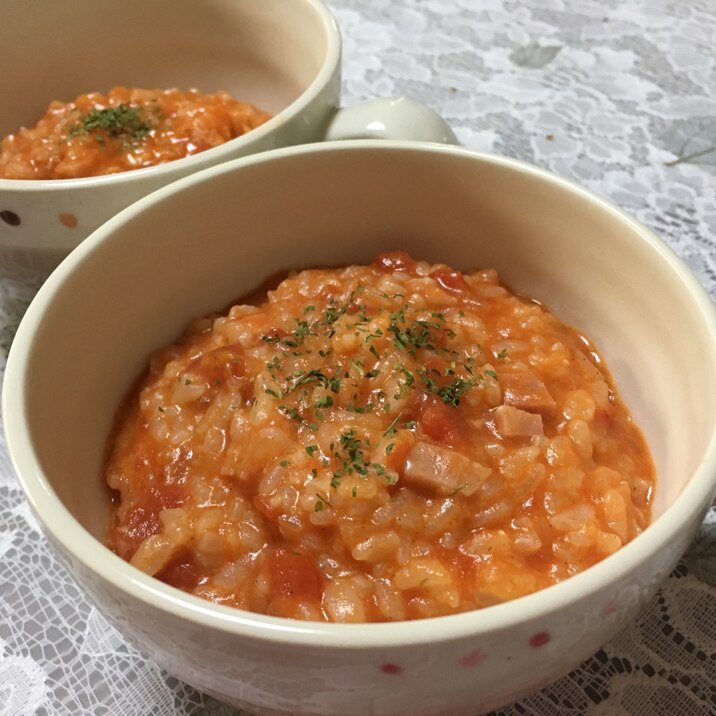 トマト缶で簡単！美味し〜い★トマトリゾット★